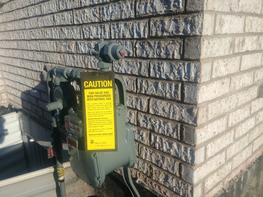 A caution tag on gas pipes is one of the Plumbing Safety Practices